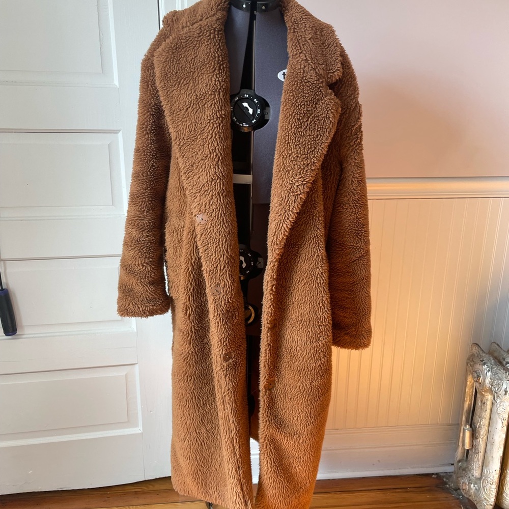 🎉 HOST PICK 🎉 Teddy Maxi Camel / Caramel Coat